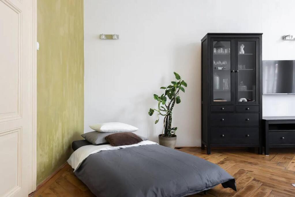 Spacious Apartment With Balcony At Wenceslas Sq Prague Extérieur photo